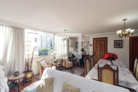 Sala de apartamento à venda com 3 quartos, 135m² em Santa Cecília, São Paulo