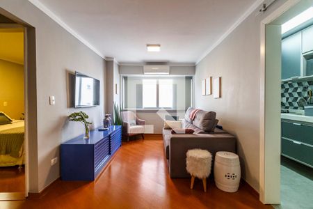 Sala de apartamento à venda com 1 quarto, 78m² em Jardim Paulista, São Paulo