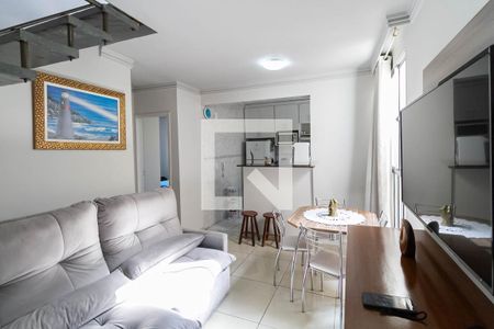 Sala 1 de apartamento à venda com 2 quartos, 90m² em Kennedy, Contagem