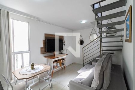 Sala 1 de apartamento à venda com 2 quartos, 90m² em Kennedy, Contagem