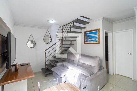 Sala 1 de apartamento à venda com 2 quartos, 90m² em Kennedy, Contagem