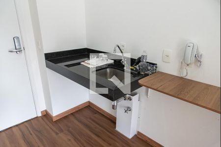 Sala/cozinha de apartamento para alugar com 1 quarto, 33m² em Vila Mariana, São Paulo