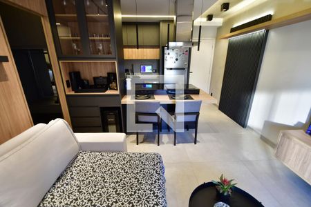 Sala de apartamento à venda com 1 quarto, 48m² em Botafogo, Campinas