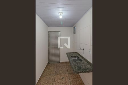 Cozinha de kitnet/studio para alugar com 1 quarto, 35m² em Alto Caiçaras, Belo Horizonte