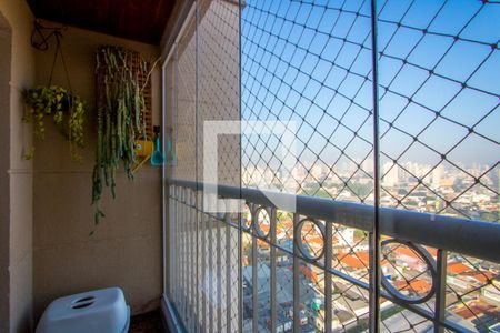 Varanda da sala de apartamento à venda com 3 quartos, 60m² em Parque Bandeirante, Santo André