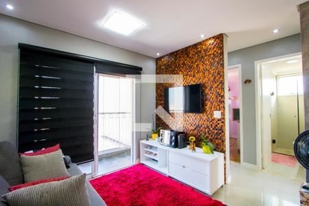 Sala de apartamento à venda com 3 quartos, 60m² em Parque Bandeirante, Santo André