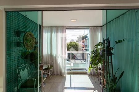 Varanda da Sala de apartamento à venda com 4 quartos, 218m² em Cidade Nova, Belo Horizonte