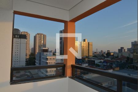 Varanda da Sala de apartamento para alugar com 2 quartos, 39m² em Campestre, Santo André