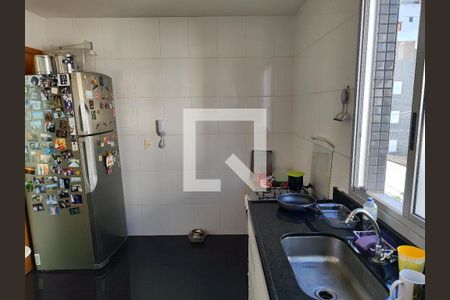 cozinha de apartamento à venda com 4 quartos, 181m² em Sagrada Família, Belo Horizonte