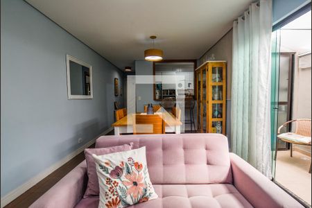 Sala de apartamento para alugar com 3 quartos, 90m² em Vila Assunção, Santo André