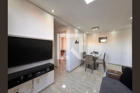 Sala de apartamento à venda com 2 quartos, 47m² em Vila Homero Thon, Santo André