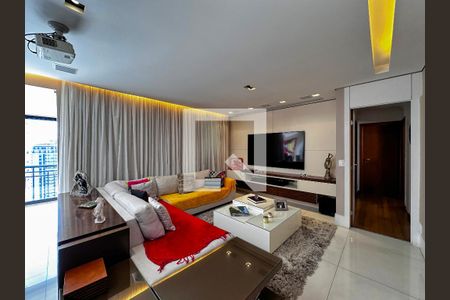 Sala de apartamento à venda com 3 quartos, 127m² em Brooklin, São Paulo