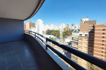 Varanda da Sala de apartamento para alugar com 4 quartos, 210m² em Cambuí, Campinas