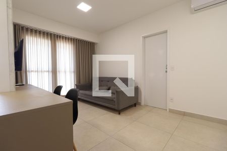 Sala de apartamento para alugar com 1 quarto, 42m² em Jardim Sumare, Ribeirão Preto