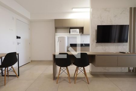 Sala de apartamento para alugar com 1 quarto, 42m² em Jardim Sumare, Ribeirão Preto