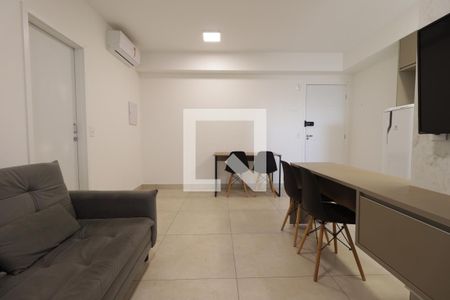 Sala de apartamento para alugar com 1 quarto, 42m² em Jardim Sumare, Ribeirão Preto