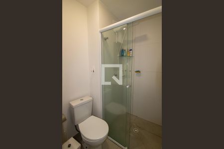 Banheiro da Suíte 1 de apartamento para alugar com 1 quarto, 27m² em Vila Butantã, São Paulo