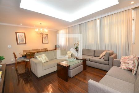 Sala 2 ambientes de apartamento à venda com 3 quartos, 150m² em Santo Agostinho, Belo Horizonte