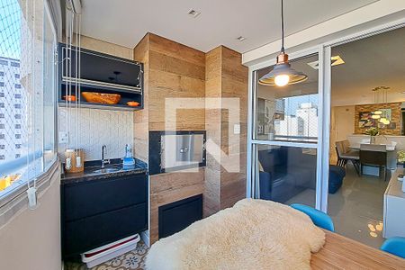 Varanda gourmet de apartamento para alugar com 2 quartos, 80m² em Rudge Ramos, São Bernardo do Campo