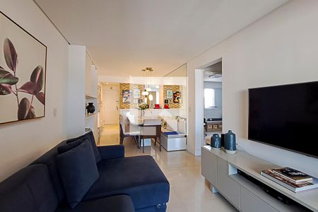 Sala de apartamento para alugar com 2 quartos, 80m² em Rudge Ramos, São Bernardo do Campo