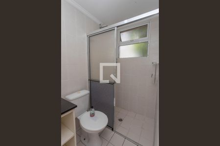 Banheiro da suíte  de casa de condomínio à venda com 3 quartos, 64m² em Taboão, São Bernardo do Campo