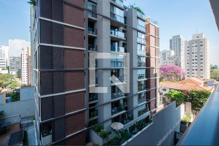 Vista da Varanda de kitnet/studio para alugar com 1 quarto, 27m² em Pinheiros, São Paulo