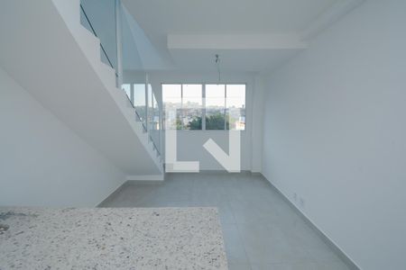 Studio | Sala e Cozinha de kitnet/studio para alugar com 1 quarto, 41m² em Barreiro, Belo Horizonte