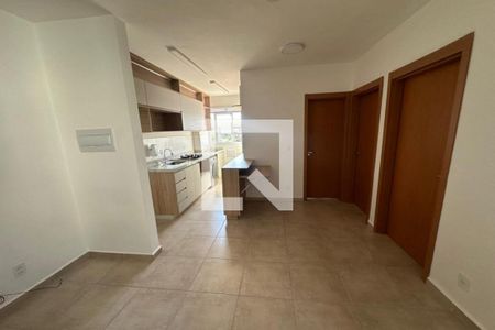 Sala de apartamento para alugar com 2 quartos, 43m² em Loteamento Santa Marta, Ribeirão Preto