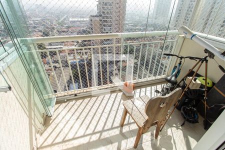 Varanda da Sala de apartamento à venda com 2 quartos, 64m² em Ipiranga, São Paulo