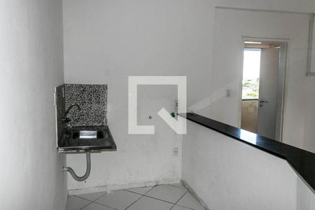 Sala/Cozinha de kitnet/studio para alugar com 1 quarto, 28m² em Itapuã, Salvador