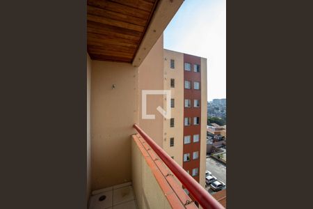 Varanda da Sala de apartamento à venda com 3 quartos, 51m² em Vila Conceicao, Diadema