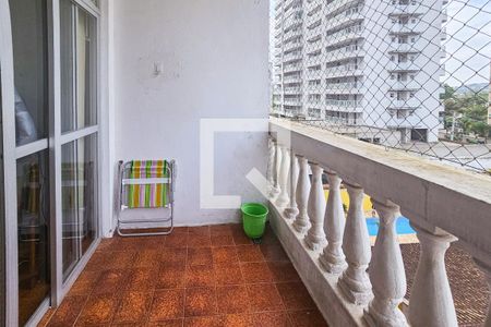 Varanda Sala de apartamento para alugar com 3 quartos, 78m² em Jardim Virginia, Guarujá