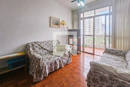 Sala de apartamento para alugar com 3 quartos, 78m² em Jardim Virginia, Guarujá