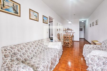 Sala de apartamento para alugar com 3 quartos, 78m² em Jardim Virginia, Guarujá