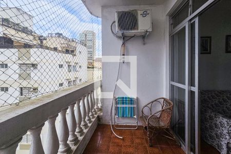 Varanda Sala de apartamento para alugar com 3 quartos, 78m² em Jardim Virginia, Guarujá