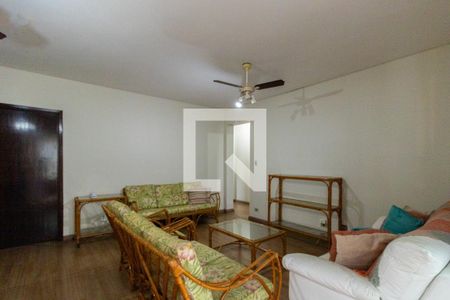 Sala de apartamento para alugar com 3 quartos, 110m² em Vila Alzira, Guarujá