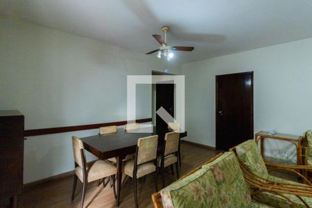 Sala de apartamento para alugar com 3 quartos, 110m² em Vila Alzira, Guarujá