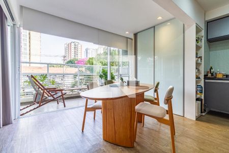 Sala de apartamento à venda com 1 quarto, 70m² em Pinheiros, São Paulo