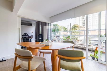 Sala de apartamento à venda com 1 quarto, 70m² em Pinheiros, São Paulo