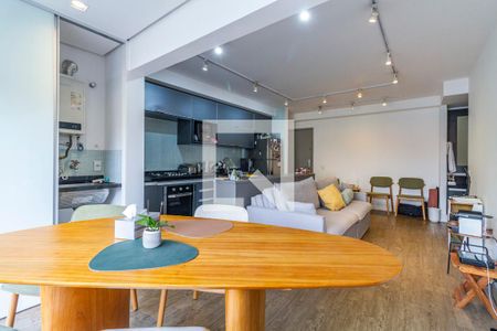 Sala de apartamento à venda com 1 quarto, 70m² em Pinheiros, São Paulo