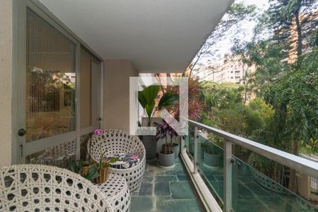 Varanda da Sala de apartamento para alugar com 3 quartos, 267m² em Vila Andrade, São Paulo