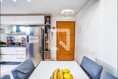 Sala de Jantar de apartamento à venda com 2 quartos, 46m² em Vila Progresso, Santo André