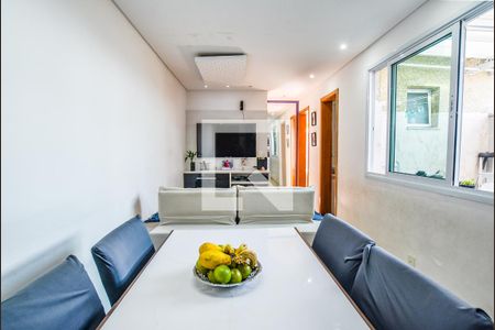 Sala de Jantar de apartamento à venda com 2 quartos, 46m² em Vila Progresso, Santo André