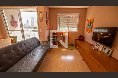 Sala de apartamento à venda com 1 quarto, 55m² em Vila Dom Pedro I, São Paulo