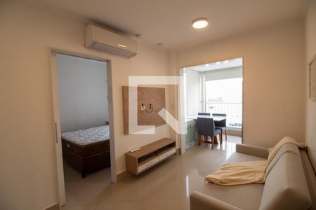 Sala de apartamento à venda com 1 quarto, 34m² em Chácara Santo Antônio (zona Sul), São Paulo