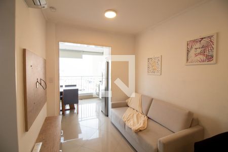 Sala de apartamento à venda com 1 quarto, 34m² em Chácara Santo Antônio (zona Sul), São Paulo