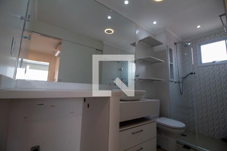 Banheiro de apartamento à venda com 1 quarto, 34m² em Chácara Santo Antônio (zona Sul), São Paulo