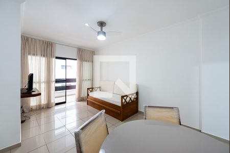 Sala de apartamento para alugar com 1 quarto, 66m² em Boqueirão, Santos