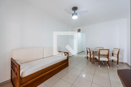 Sala de apartamento para alugar com 1 quarto, 66m² em Boqueirão, Santos