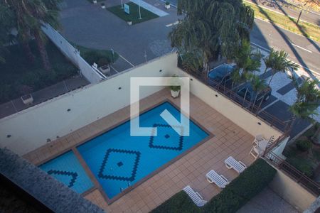 VISTA DA SACADA de apartamento à venda com 4 quartos, 139m² em Vila Brandina, Campinas